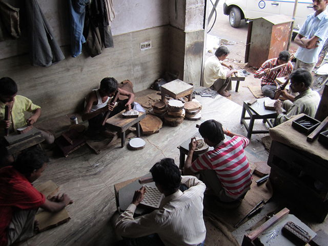 Wood block workshop