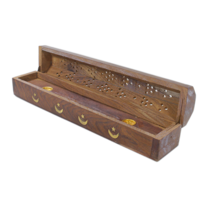 Star and Crescent Horizontal Incense Box - Image 2