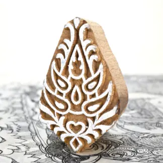 Woodblock Stamp Flower
