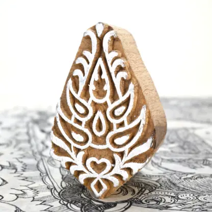 Woodblock Stamp Flower