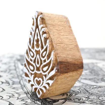 Woodblock Stamp Flower