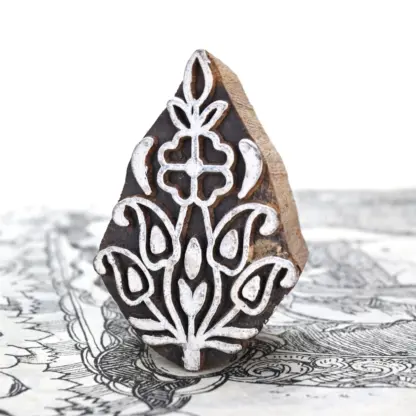 Woodblock Stamp Flower