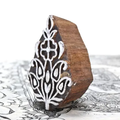 Woodblock Stamp Flower
