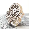 Woodblock Stamp Flower