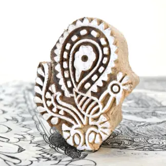 Woodblock Stamp Flower