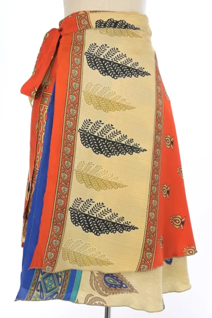 Sari Double Layer Wrap Skirt -Long