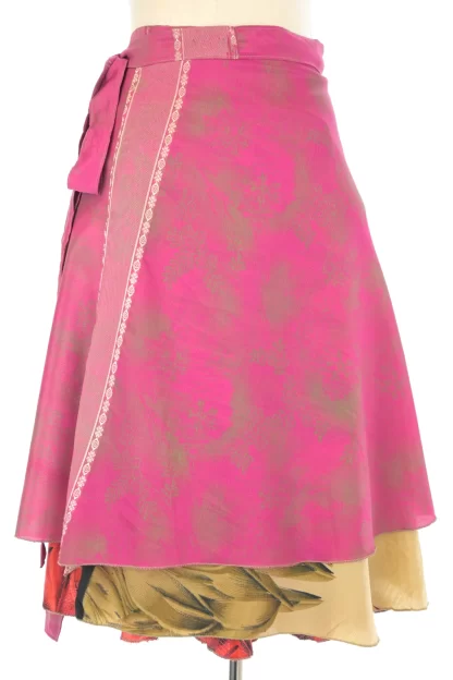 Sari Double Layer Wrap Skirt -Long