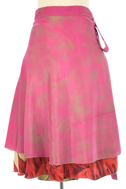 Sari Double Layer Wrap Skirt -Long