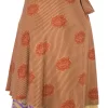 Sari Double Layer Wrap Skirt -Medium