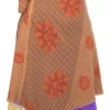 Sari Double Layer Wrap Skirt -Medium