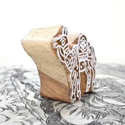 Camel Woodblock Stamp
