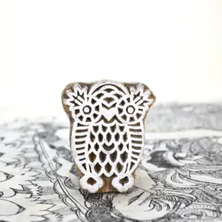 Owl Woodblock Stamp