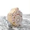 Flowers Woodblock Stamp