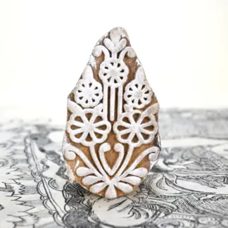 Woodblock Stamp Flower