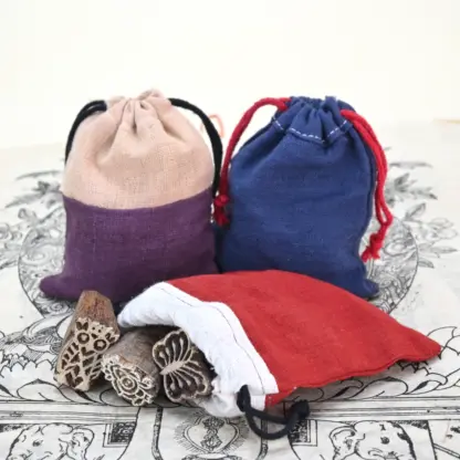 Mini Woodblock Stamp Mystery Pouch
