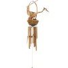 Mother Heron with Chicks Bamboo Wind Chime Bali