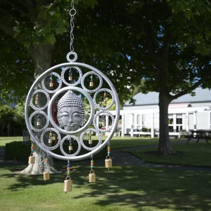 Buddha Smile Metalwork Wind Chime