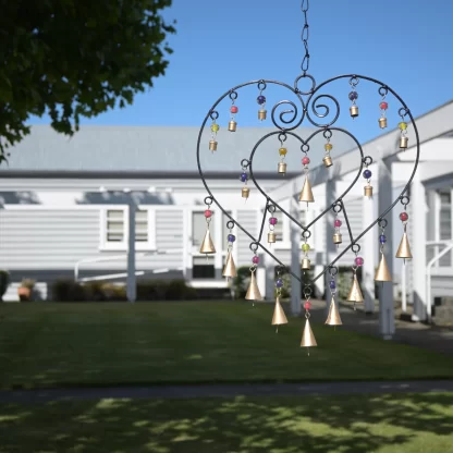 Big Heart Metalwork Wind Chime