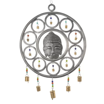 Buddha Smile Metalwork Wind Chime