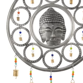 Buddha Smile Metalwork Wind Chime