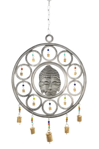 Buddha Smile Metalwork Wind Chime