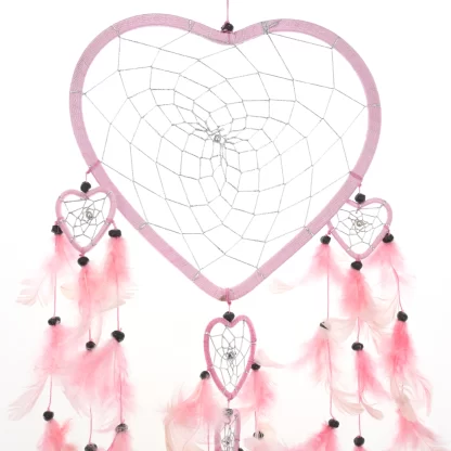 Heart Shape Dream Catcher (Pink)