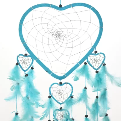 Heart Shape Dream Catcher (Turquoise Blue)
