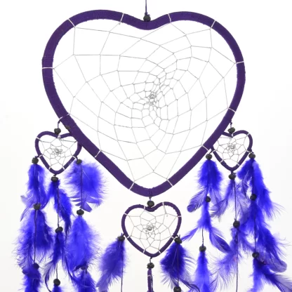 Heart Shape Dream Catcher (Purple)