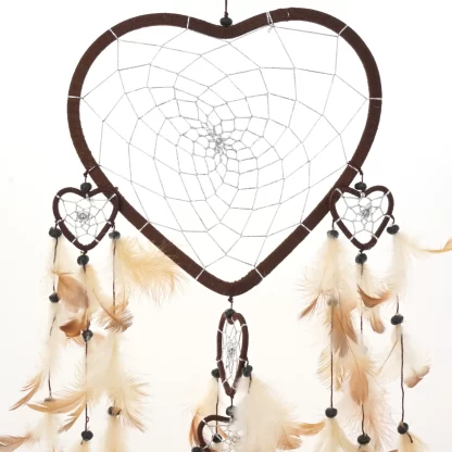 Heart Shape Dream Catcher (Cappuccino)