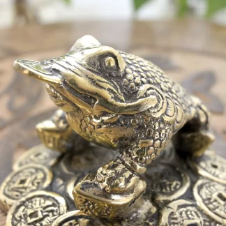 Three-Legged Money Toad (Gold)