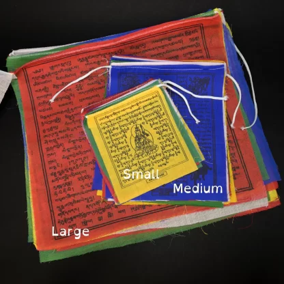 Tibetan prayer flag sizes