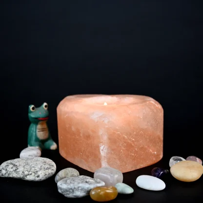Heart Shaped Himalayan Salt Tea Light