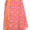 Sari Double Layer Wrap Skirt -Medium