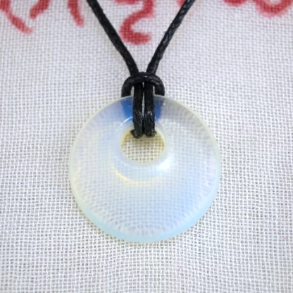 Moonstone Donut Pendant