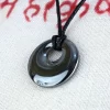 Hematite Donut Pendant