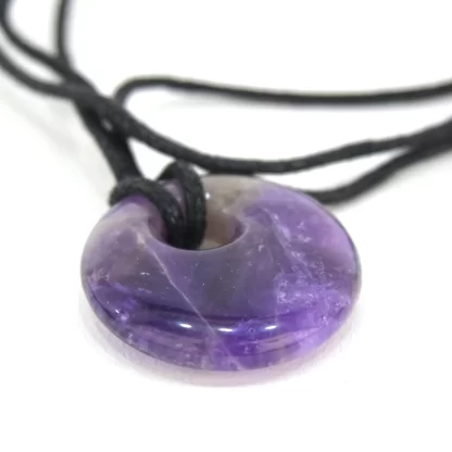 Amethyst Donut Pendant