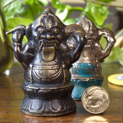 Ganesha/Barong Double-Sided Statue