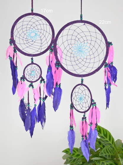 Dreamcatcher Purple Pink Large & Small