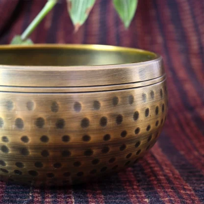 Hammered Brass Singing Bowl