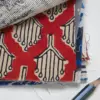 Indian Woodblock Print Fabric Pieces