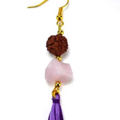 Rudraksha Good fortune Earrings