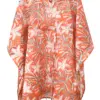 Kids Soft Cotton Kaftan Orange