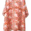 Kids Soft Cotton Kaftan Orange Back
