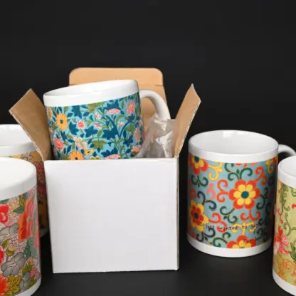 Mug comes in a box