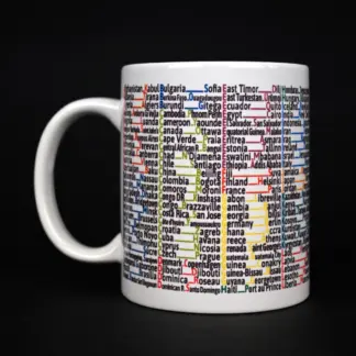 Countries and Capitals Mug