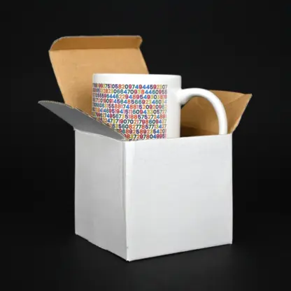 Mug comes in a box