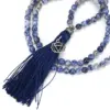 Sodalite Third Eye Chakra Mala Necklace