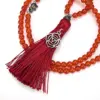 Carnelian Root Chakra Mala Necklace