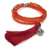 Carnelian Root Chakra Mala Necklace