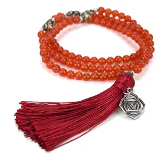 Carnelian Root Chakra Mala Necklace